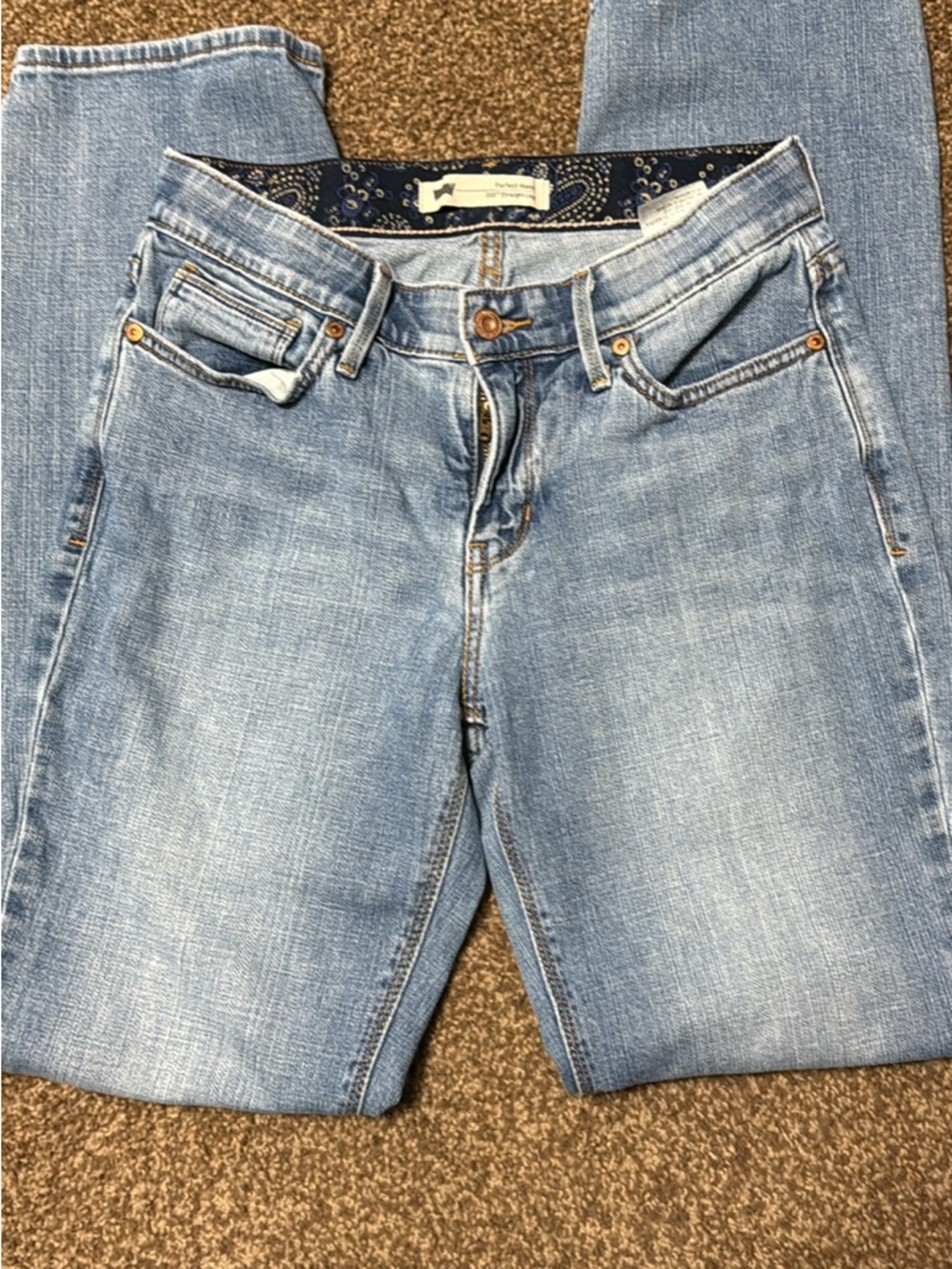 Levi's Light Blue Straight Leg Women's Jeans
